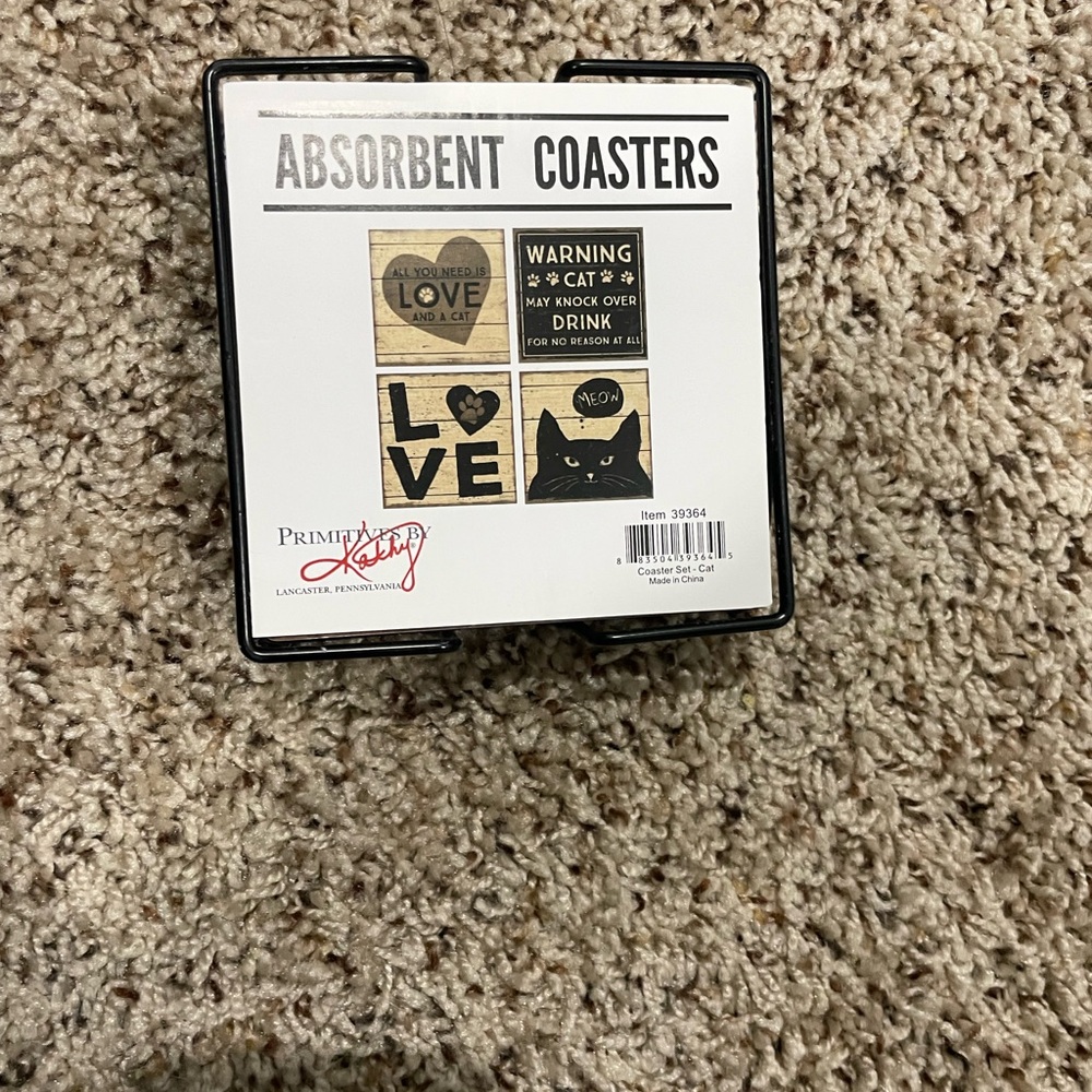 Cat coasters - Picture 8 of 8